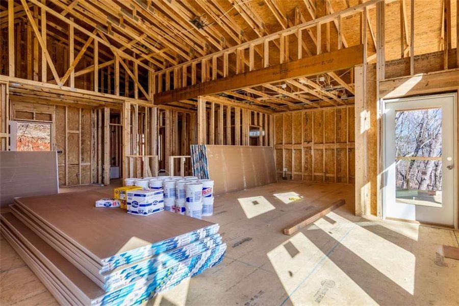 In-progress construction of a new home in , Ellijay, GA (Image 20).