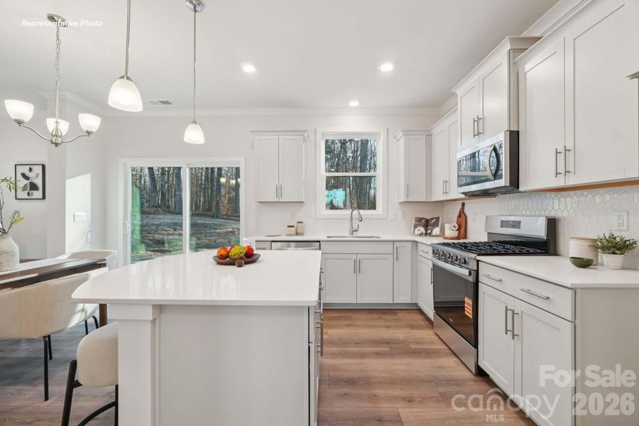 Furnished interior view inside a new home in Sanctuary at Southgate, Indian Trail (Image 27).