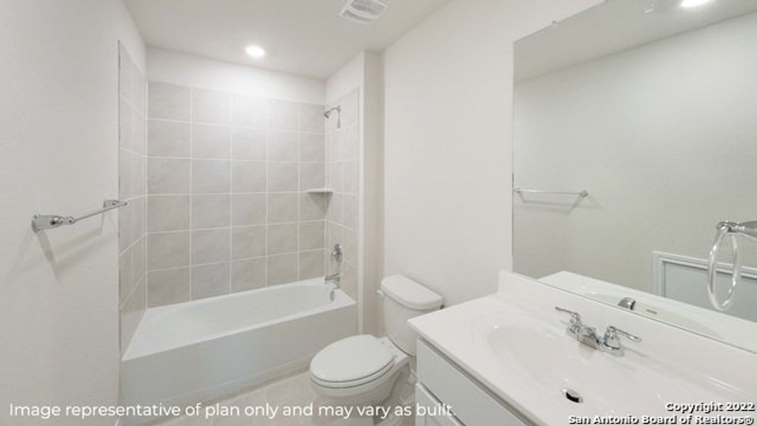 Furnished interior view inside a new home in Brookstone Creek, San Antonio (Image 8).