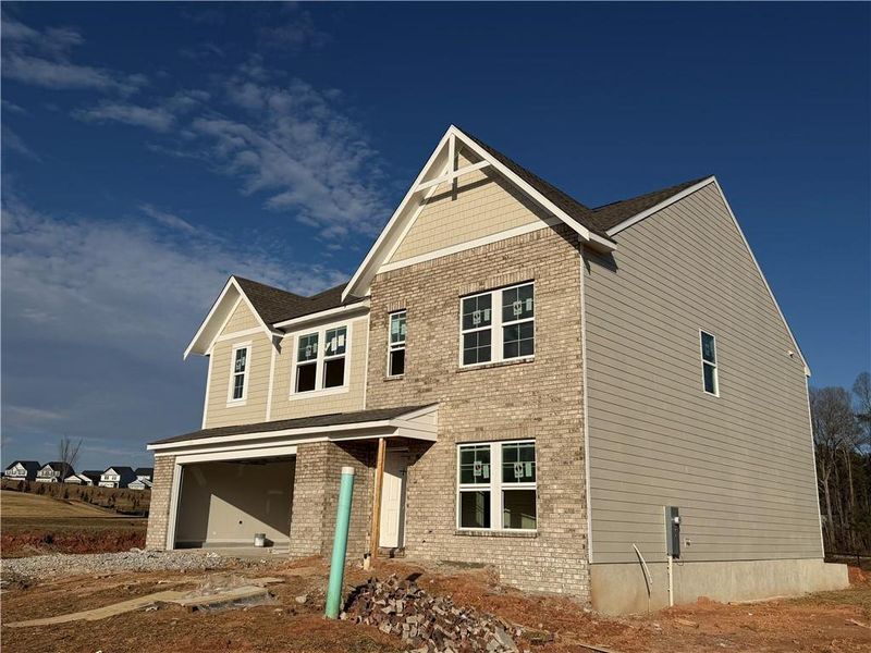 In-progress construction of a new home in Twin Lakes, Hoschton, GA (Image 4).