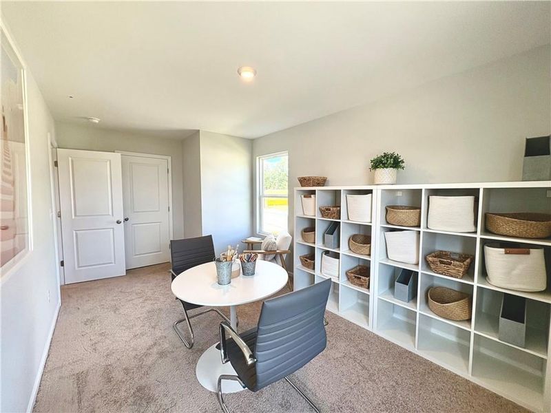 Furnished interior view inside a new home in Stegall Village, Cartersville (Image 29).