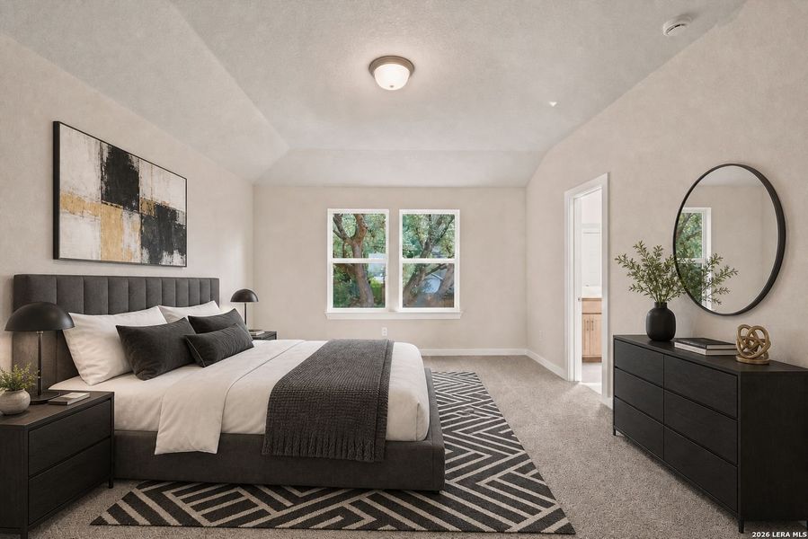 Furnished interior view inside a new home in Park Hill Commons, San Antonio (Image 11).