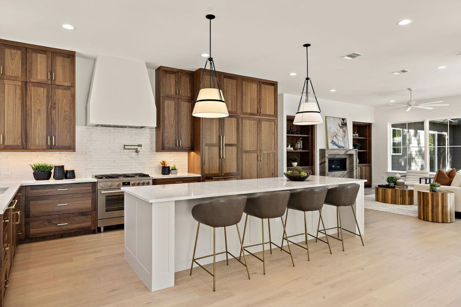 Furnished interior view inside a new home in , Austin (Image 27). Furnished interior view inside a new home in , Austin (Image 27).