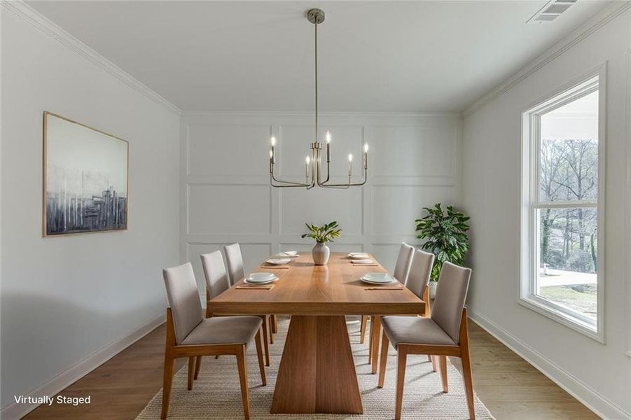 Furnished interior view inside a new home in , Commerce (Image 18).