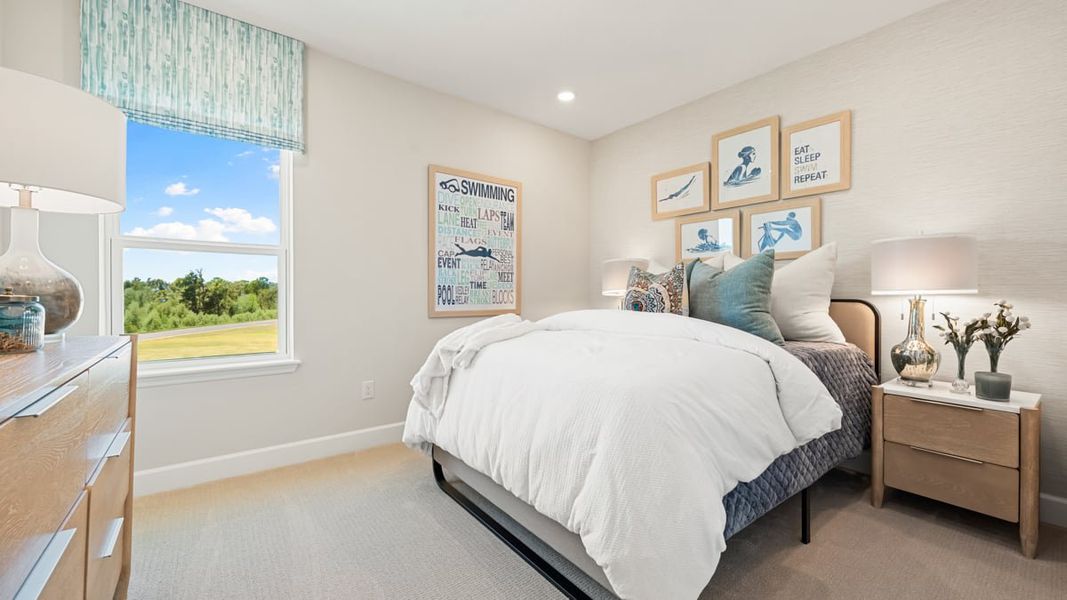 Representative furnished interior of a home built from the Tortola by Taylor Morrison in Victoria Lakes, Odessa (Image 24).