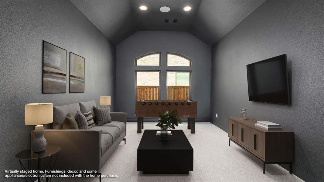 Furnished interior view inside a new home in North Sky 55', Celina (Image 10).