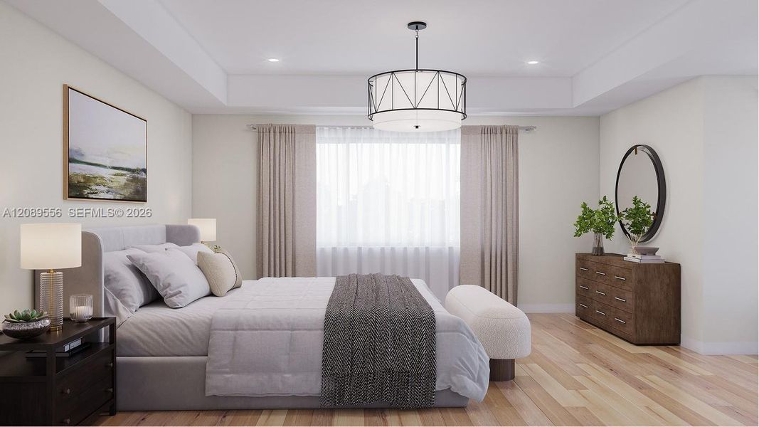 Furnished interior view inside a new home in Parkland Royale, Parkland (Image 7).