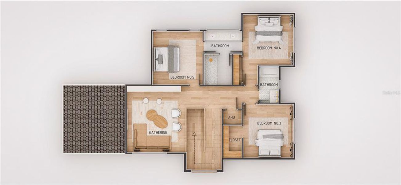 2D floor plan layout of this home in , Winter Park, FL (Image 4).