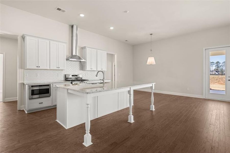 Furnished interior view inside a new home in Soleil Summit Chase, Snellville (Image 18).