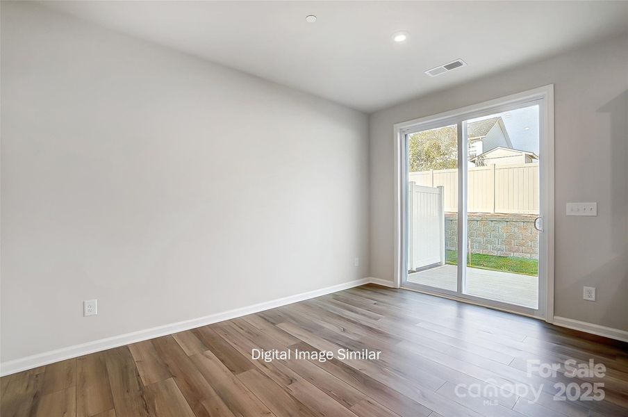 Spacious, unfurnished interior of a new home in Hedgecliff Townes, Kannapolis (Image 27). Spacious, unfurnished interior of a new home in Hedgecliff Townes, Kannapolis (Image 27).