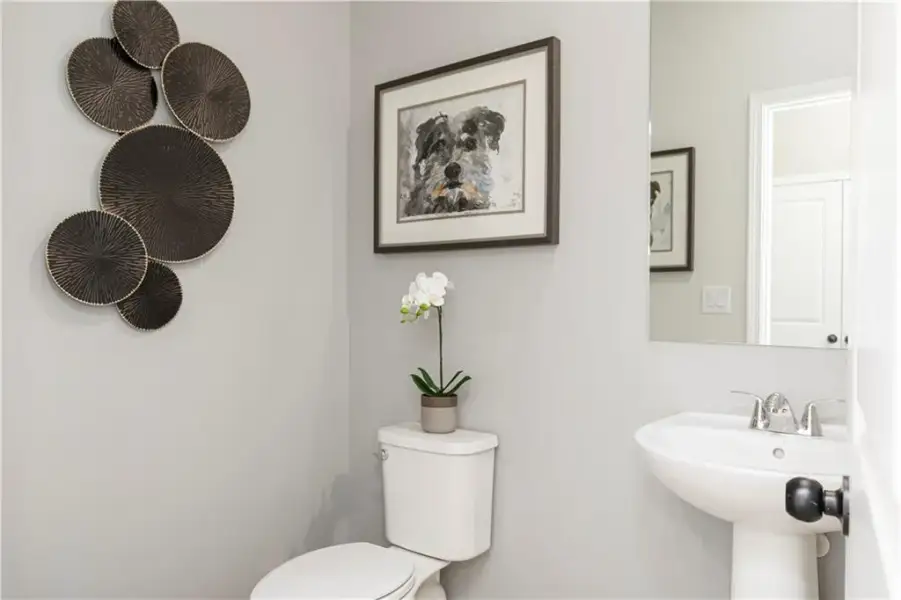 Furnished interior view inside a new home in , Powder Springs (Image 21).