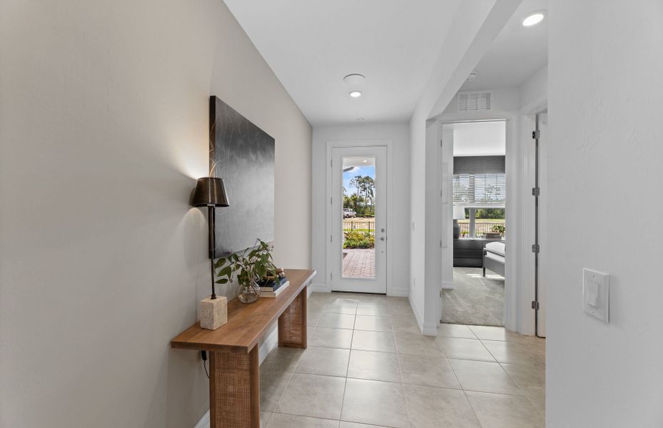 Welcoming entry Welcoming entry