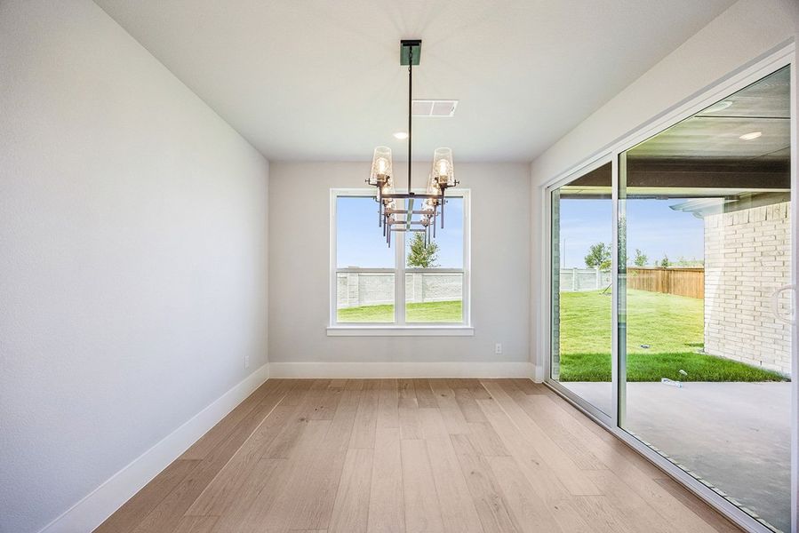 Representative unfurnished interior of a home built from the Sydney by Landon Homes in Fields - East Village, Frisco (Image 20). Representative unfurnished interior of a home built from the Sydney by Landon Homes in Fields - East Village, Frisco (Image 20).