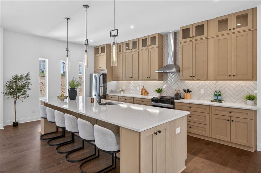 Furnished interior view inside a new home in , Buford (Image 4).