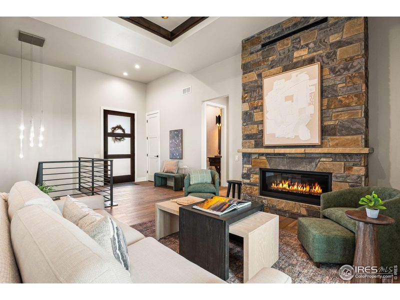 Furnished interior view inside a new home in , Timnath (Image 32).