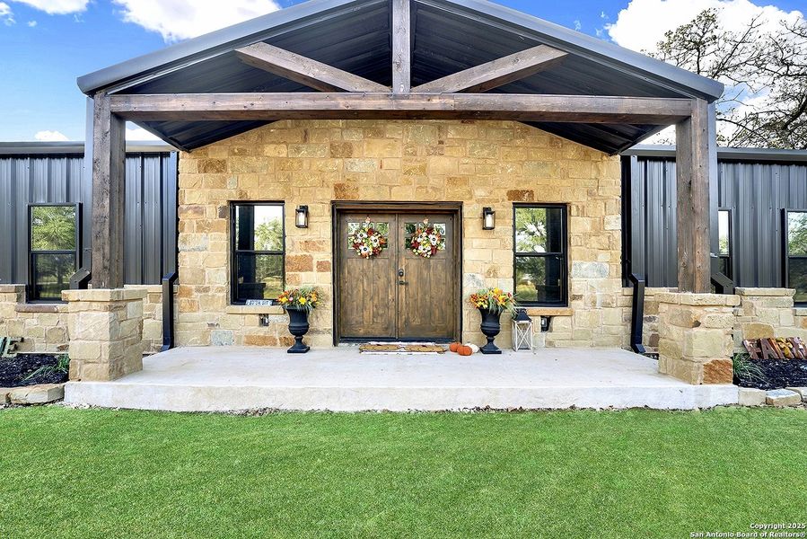 Exterior details and patio area of a home in , Medina (Image 21). Exterior details and patio area of a home in , Medina (Image 21).