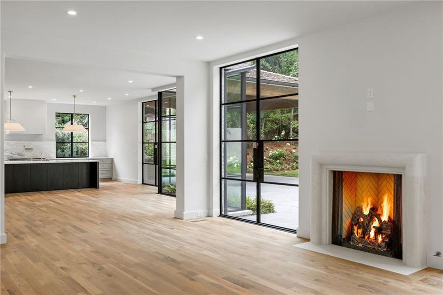 Furnished interior view inside a new home in , Atlanta (Image 15).