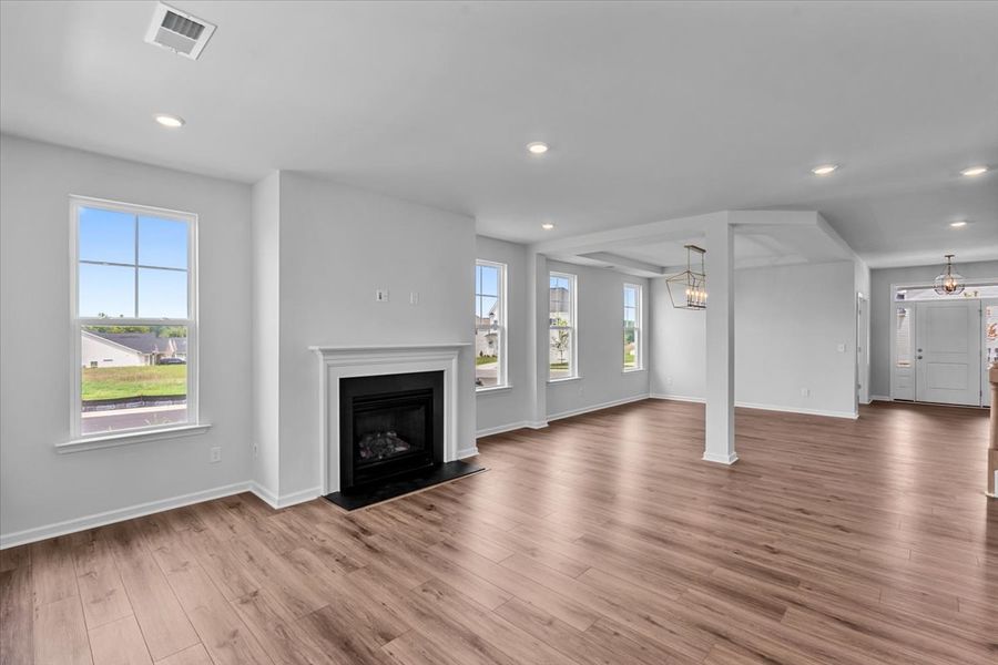 Spacious, unfurnished interior of a new home in Fieldstone, Lexington (Image 23). Spacious, unfurnished interior of a new home in Fieldstone, Lexington (Image 23).