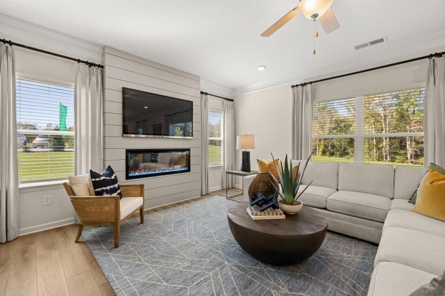 Furnished interior view inside a new home in Allen Manor, Hoschton (Image 14).
