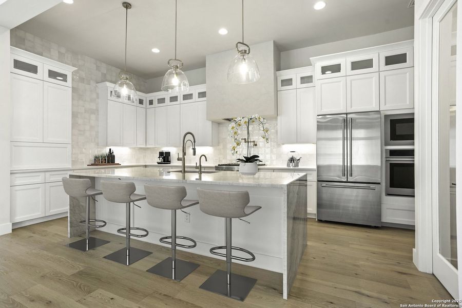 Furnished interior view inside a new home in , San Antonio (Image 14).
