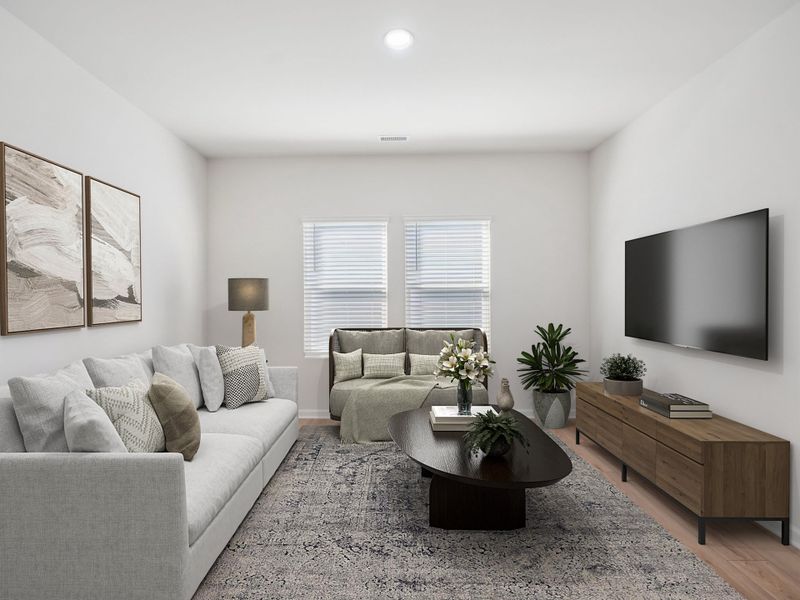 Furnished interior view inside a new home in Marshburn Landing - Signature Series, Wendell (Image 8).