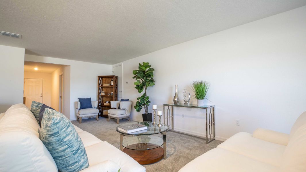Representative furnished interior of a home built from the Orchid by Maronda Homes in Coastal Communities, Edgewater (Image 30).