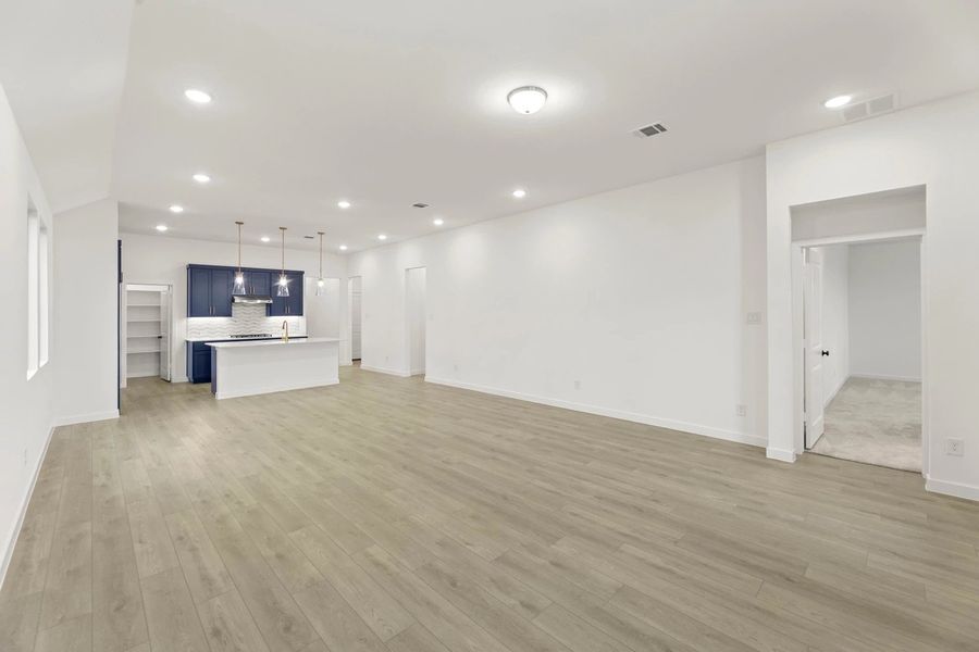 Open Kitchen-Living-Dining Room Representative Photo