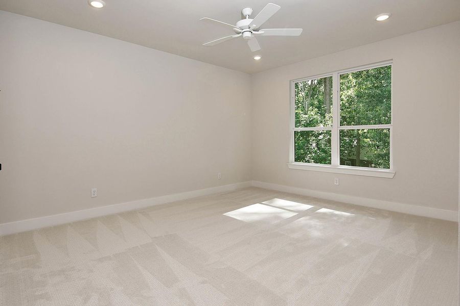 Spacious, unfurnished interior of a new home in , The Woodlands (Image 33). Spacious, unfurnished interior of a new home in , The Woodlands (Image 33).