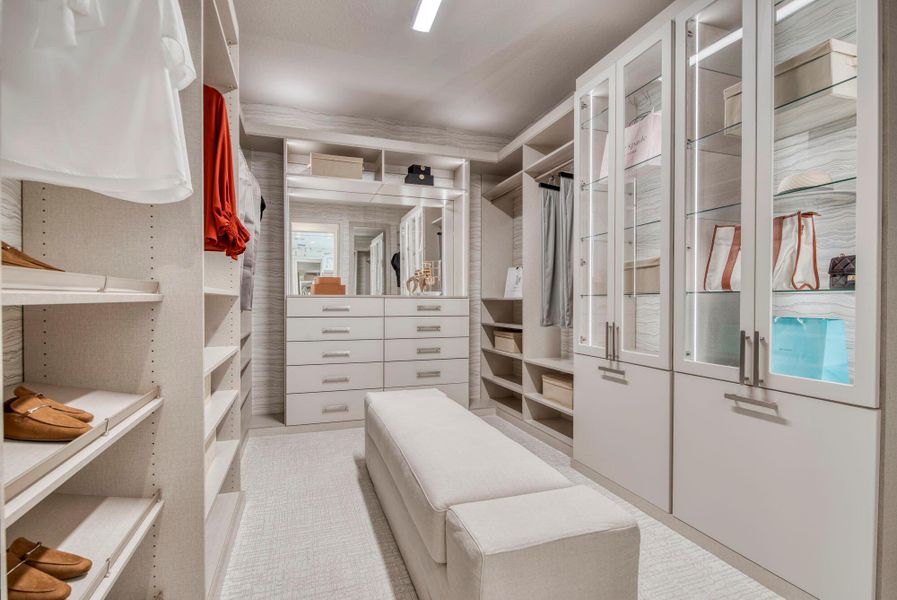 Furnished interior view inside a new home in Apex at Avenir, Palm Beach Gardens (Image 17).