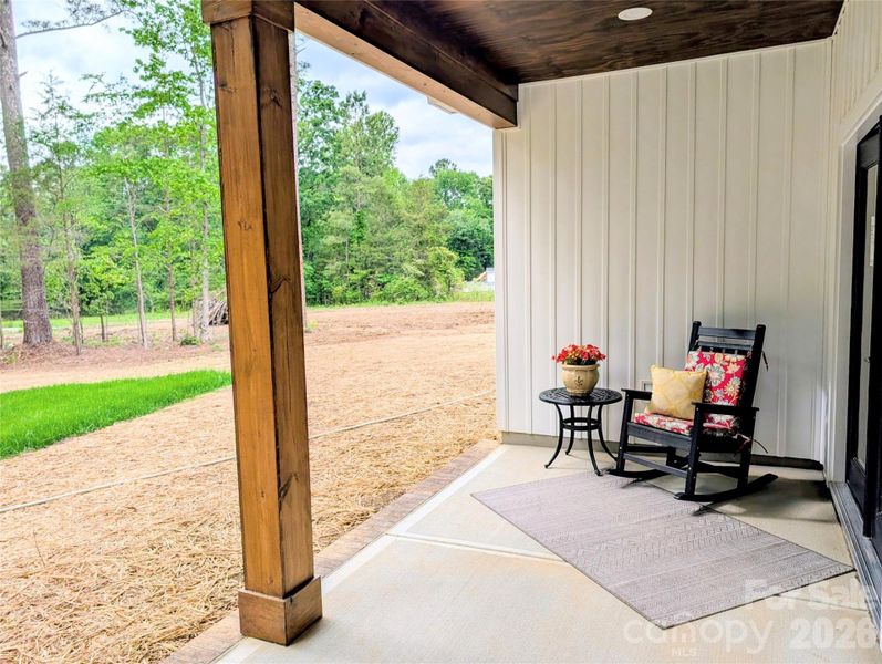 Exterior details and patio area of a home in , Lancaster (Image 4). Exterior details and patio area of a home in , Lancaster (Image 4).