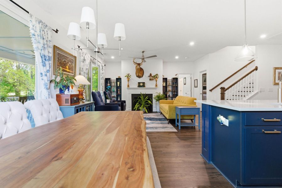 Furnished interior view inside a new home in , Santee (Image 7).