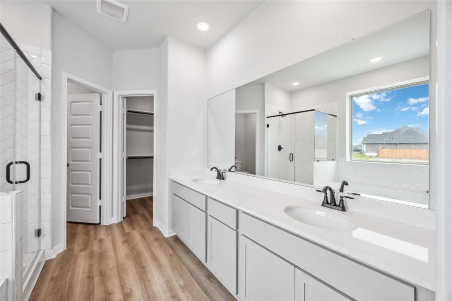Furnished interior view inside a new home in Barton Place, Cleveland (Image 11).