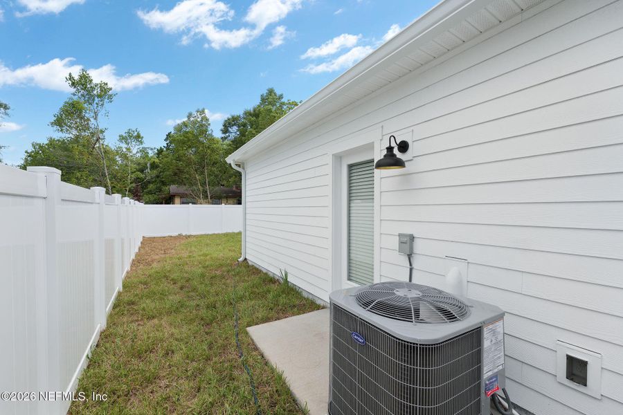 Exterior details and patio area of a home in , St. Augustine (Image 2). Exterior details and patio area of a home in , St. Augustine (Image 2).