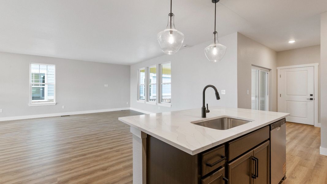 Furnished interior view inside a new home in Windler Single Family Homes, Aurora (Image 13). Furnished interior view inside a new home in Windler Single Family Homes, Aurora (Image 13).