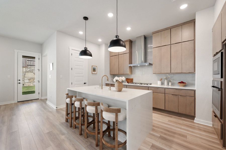 Furnished interior view inside a new home in Lariat, Liberty Hill (Image 15).