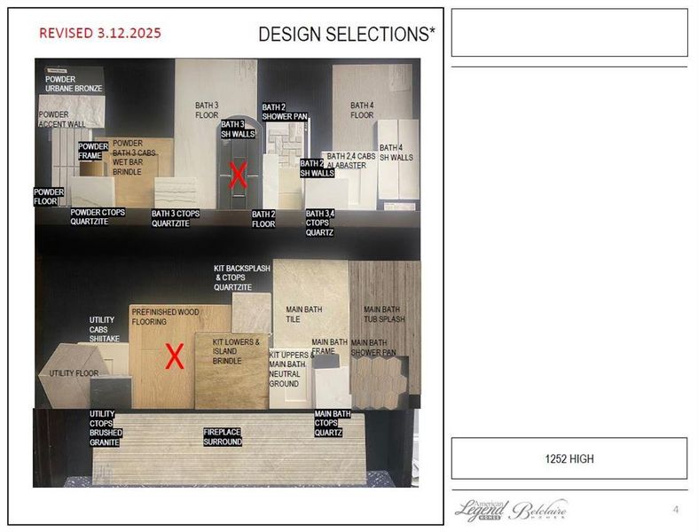 Design selections - Representative photo