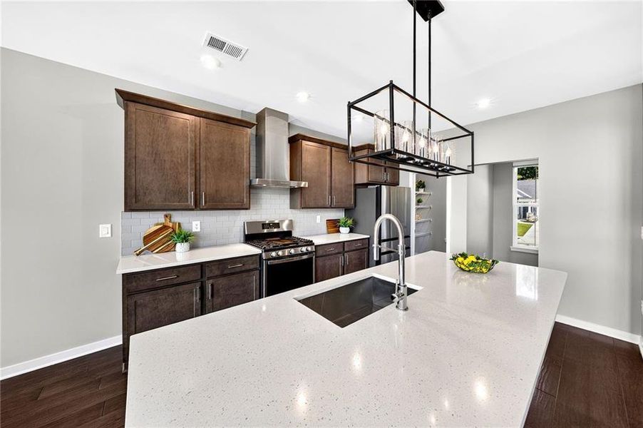 Furnished interior view inside a new home in The Reserve At Liberty Park, Braselton (Image 15).