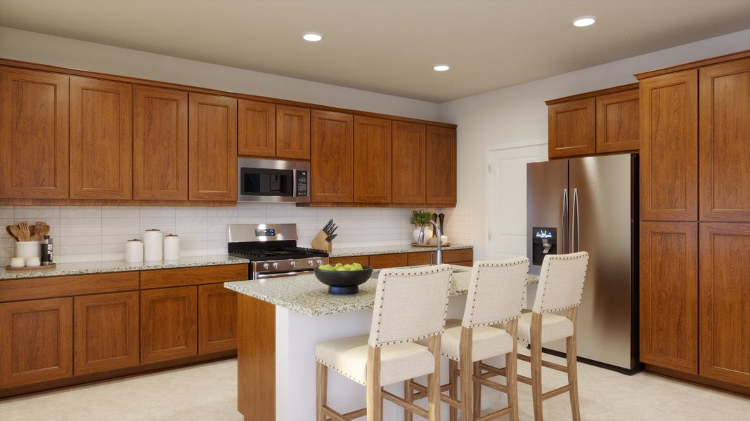 Representative furnished interior of a home built from the 1 by Risewell Homes in Bella Storia, Gilbert (Image 8).