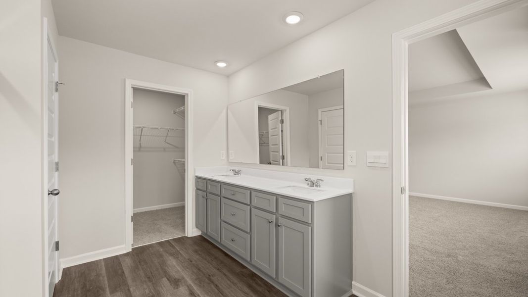 Representative furnished interior of a home built from the Ashmore by D.R. Horton in Brookland Commons, Monroe (Image 11).