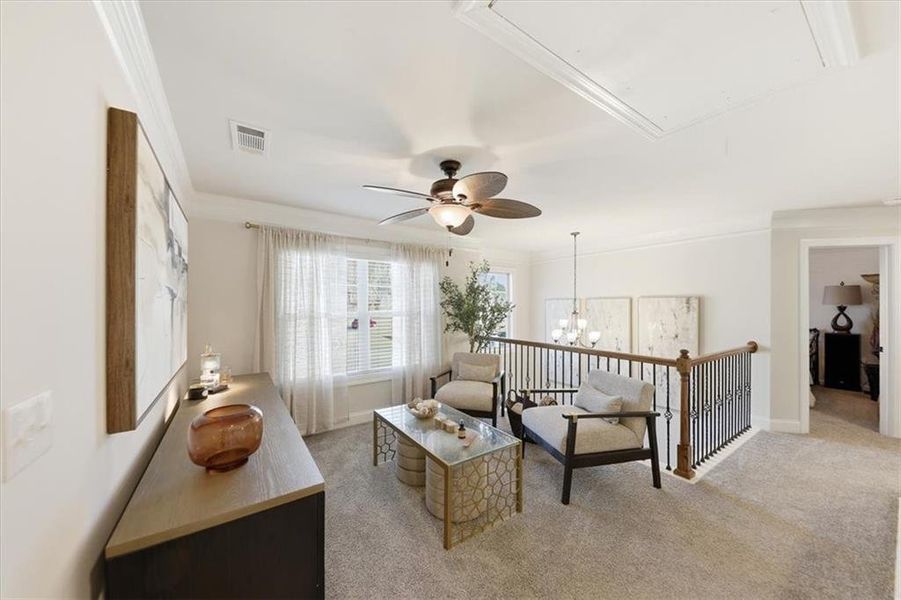 Furnished interior view inside a new home in Nine Oaks, Locust Grove (Image 18).