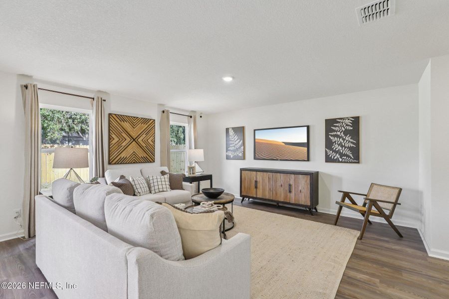Furnished interior view inside a new home in , Jacksonville (Image 17).