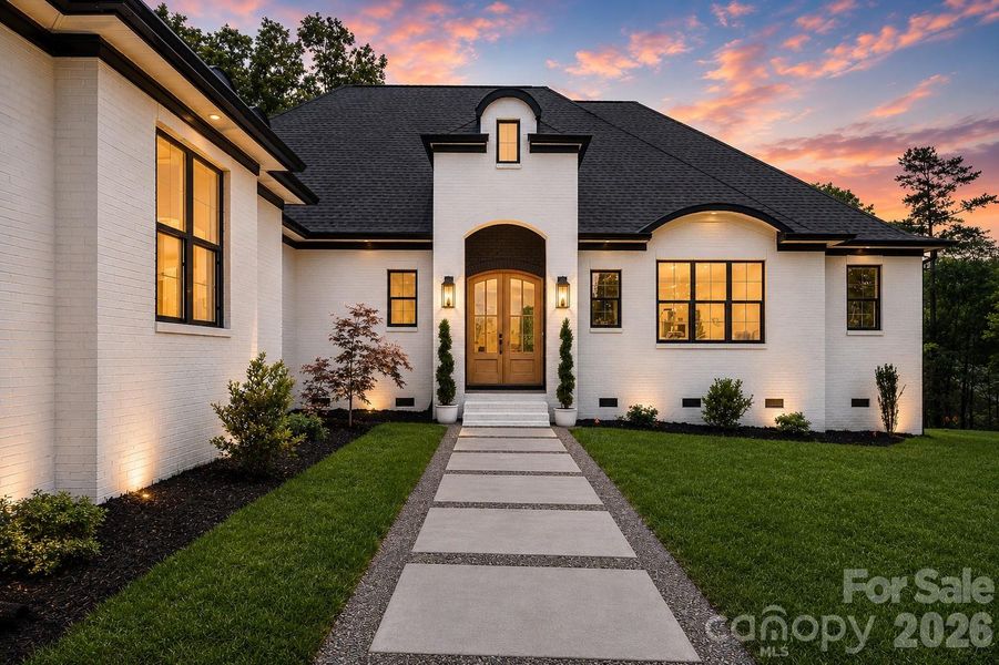Exterior details and patio area of a home in , Clover (Image 3).