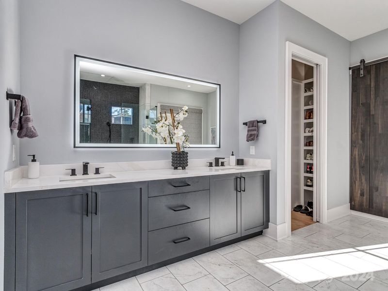 Primary Bath with Walk-in Closet