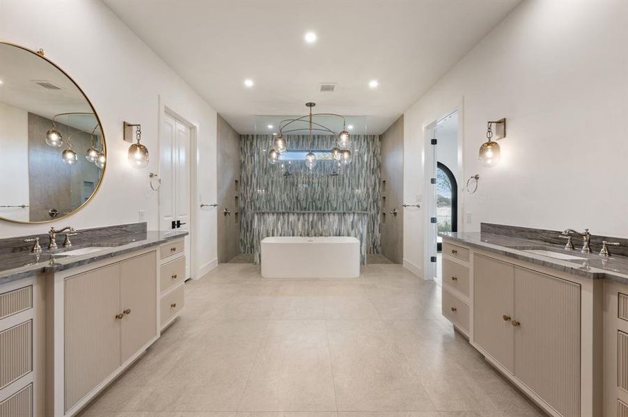 Furnished interior view inside a new home in The Resort on Eagle Mt. Lake, Fort Worth (Image 14).