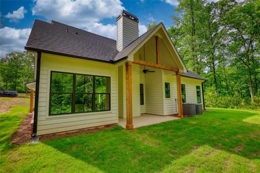 Exterior details and patio area of a home in , Monticello (Image 35).