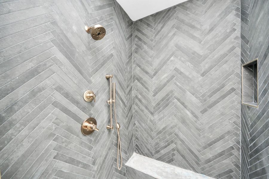 Close-up of interior finishes inside a home in , Houston (Image 9).