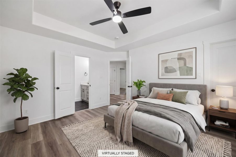 Furnished interior view inside a new home in , Brenham (Image 4).