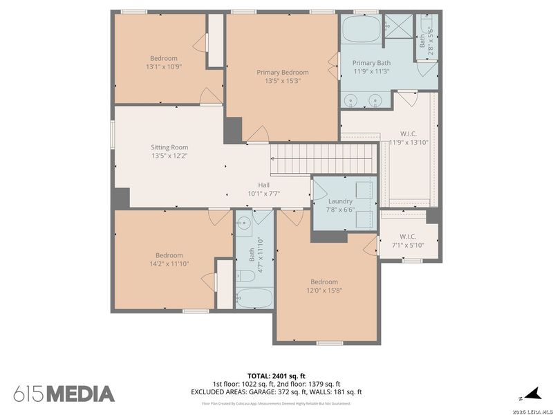 2D floor plan layout of this home in Greenfield, New Berlin, TX (Image 6).