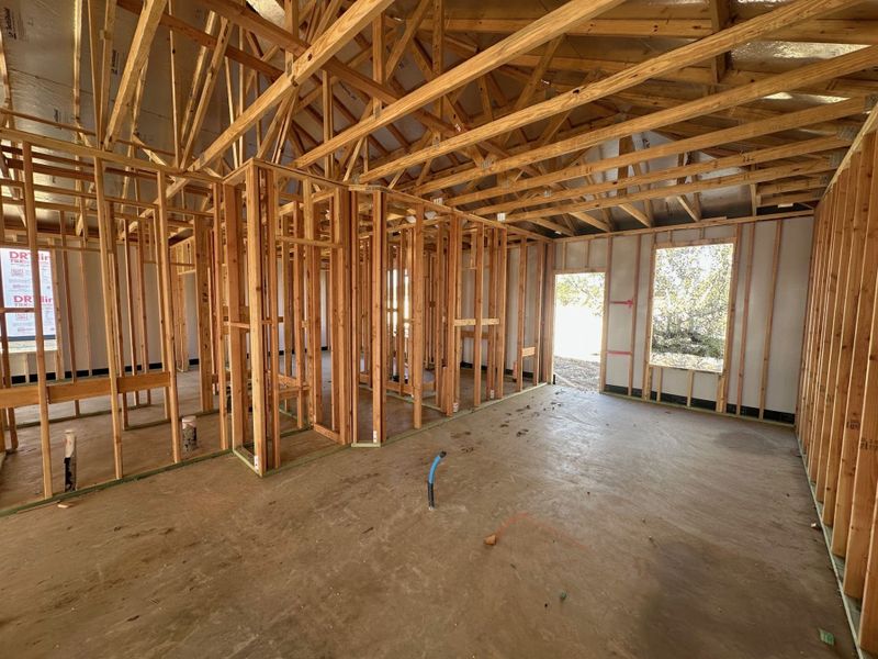 In-progress construction of a new home in La Cima, San Marcos, TX (Image 17).