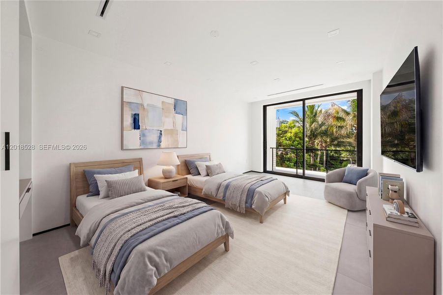 Furnished interior view inside a new home in , North Miami (Image 19).